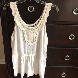 Banana Republic Cream Knit Top
